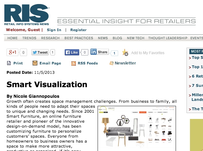 SmartFurniture’s Visualization Tool Enhances Retail Experience