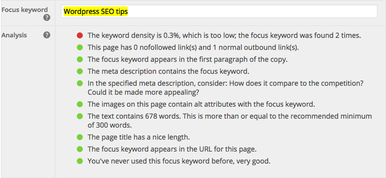 Yoast WordPress SEO Tips